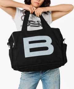 BEEDEN BIG B LOGO BAG black - メルカリ