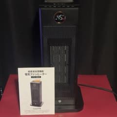 極美品】電気ファンヒーター 超音波加湿機能 PTC1500JR リモコン付き