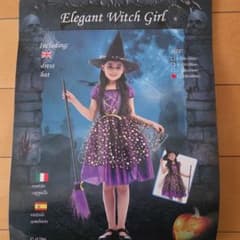 Elegant Witch Girl コスプレ衣装 XL 130-140cmのサムネイル