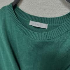 ヤマダヤ FENNELフェンネル異素材ニットグリーン緑YAMADAYAのサムネイル