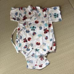 ベビー甚平 ロンパース 80cm 祭り柄のサムネイル