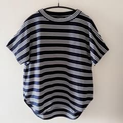 LAUTREAMONT ボーダーTシャツ ネイビー×ホワイト 38のサムネイル