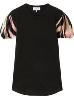 pucci パフスリーブ ブラック/マルチカラー Tシャツのサムネイル