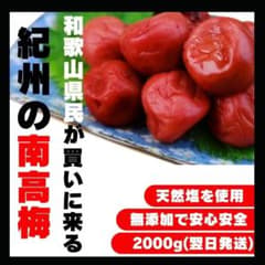 ○産地直送 紀州南高梅 2kg 梅 無添加 和歌山 紀州 白梅 2207 - メルカリ