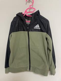 adidas パーカー キッズ フリース 130cmのサムネイル