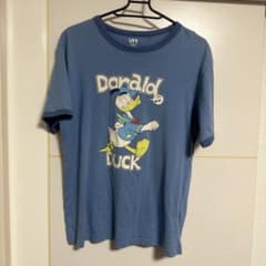 UNIQLO キッズ ドナルドダック Tシャツ 160 ブルーのサムネイル
