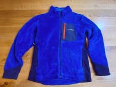 mont-bell モンベル クリマエア キッズ フリースジャケット 140 青のサムネイル