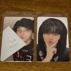ATEEZ BAD ジョンホ FC特典 トレカ 2枚セットのサムネイル