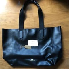 コーチ 黒革 トートバッグのサムネイル