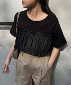 CIAOPANIC TYPY チャオパニックティピー ギャザーデザインカットソーのサムネイル