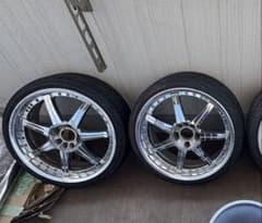 【最終値下げ】インテンシブハンク18インチ 8.5j 114.3 4穴5穴 2本のサムネイル