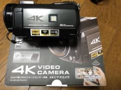 4K ビデオカメラ ソニー製CMOSセンサー　スタビライザー　バッテリー3個付のサムネイル