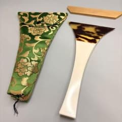 津軽三味線 鼈甲 撥 全長約22cm べっ甲 バチ 弦楽器 和楽器 小道具