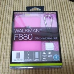 simplism walkman f880シリコンケースセットピンクのサムネイル