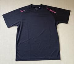 MIZUNO バレーボール ウェア 半袖 ブラック ピンクのサムネイル