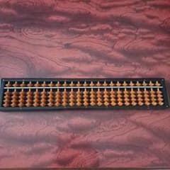 木製そろばん 黒と茶色 標準サイズのサムネイル