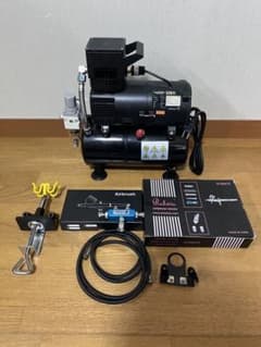コンプレッサーエアブラシセット AW-103/MADE IN CHINA(新品)のサムネイル
