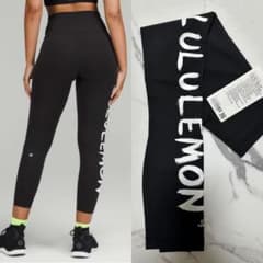 nonpi ルルレモン 限定品 Ed Curtis コラボ レギンス XS 新品 ルルレモン 限定品 Ed Curtis コラボ ヨガ トレーニングレギンス