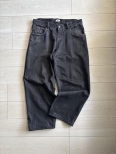 モ*リ様 CIOTA ブラック スビンコットン 13,5oz バギーデニム 32