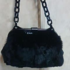 CHANEL ＊ファーバッグ＊黒のサムネイル