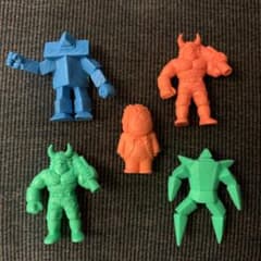 昭和レトロ キン消し 5体 セット 当時物 キン肉マン 悪魔将軍