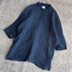 SAGE DE CRET ワッフル カットソー インディゴ染め M .1788 - メルカリ