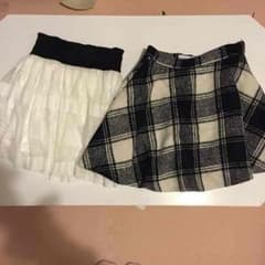 チュールスカート♡チェックスカートのサムネイル