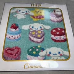 サンリオ FEILER フェイラー ハンカチ シナモン シナモロール マカロン