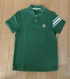 MONCLER】 モンクレールポロシャツ グリーン メンズ M - メルカリ