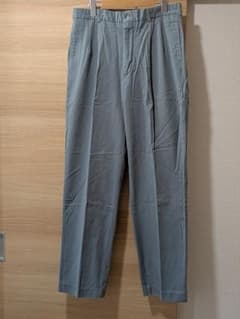 デッドストック　90s usa製 ショット　ワイド　ツータック　チノ　ブルーグレ デッドストック 90s usa製 ショット ワイド ツータック チノ