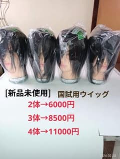 国試用　美容ウイッグ　新品未使用　エクステのサムネイル
