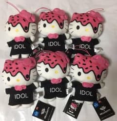 BiSH×HELLOKITTY 清掃員 ハローキティマスコット 6体セットのサムネイル