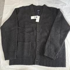 GAP ギャップ MENSカーディガン ダークグレー Lサイズのサムネイル