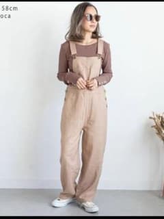 【ハイビスカス様専用】ピイチ☆リネン混サロペットのサムネイル