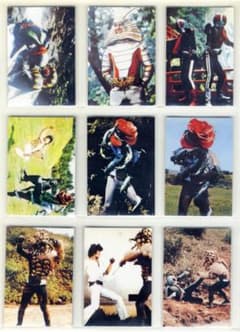 1枚100円～ カルビー 仮面ライダーチップス9（2003）253番～260