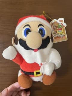 【レア・1990年代】スーパーマリオワールド クリスマス マリオ ぬいぐるみ レア・1990年代】スーパーマリオワールド クリスマス マリオ