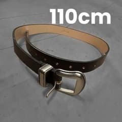 Wrangler レザーベルト ウエスタンバックル　y2k アメカジのサムネイル