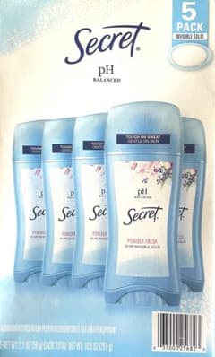 5本セット　secret シークレット パウダーフレッシュ デオドラントのサムネイル