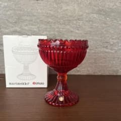 イッタラ × マリメッコ☆マリボウル レッドガーネット☆ラージ fit=scale-down,w=1200