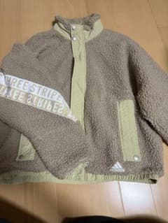 adidas ボアジャケット フリース ベージュのサムネイル