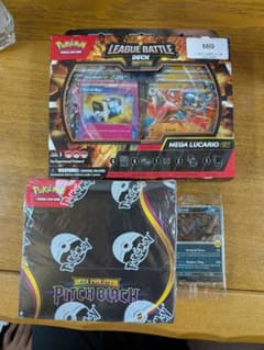 ポケモンカードゲーム 　英語版メガルカリオデッキ　ピッチブラックBOX36パックのサムネイル
