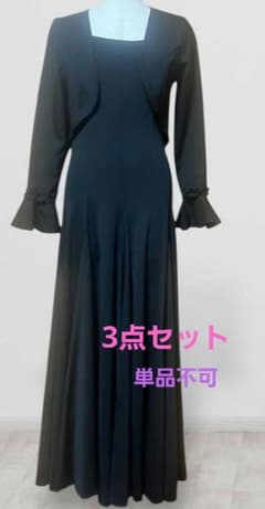 フラメンコ衣装 ワンピース ボレロ 白レースワンピース セット売り