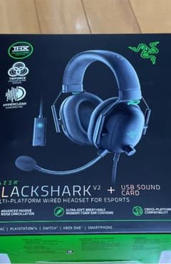 Razer BlackShark V2  USBサウンドカード付のサムネイル