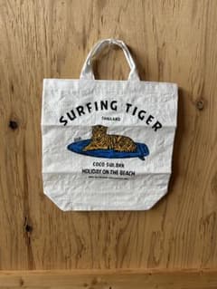 新品　cocosuiトートバッグ(小)Surfing Tigerのサムネイル