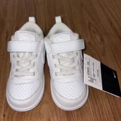 NIKE COURT BOROUGH LOW (TDV) 白　14cmのサムネイル
