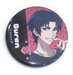 終わりのセラフ カラオケの鉄人 カラ鉄 グリッター 缶バッジ 一瀬