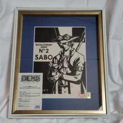 【即購入可・匿名配送】ワンピース 木版画 サボ 45/300 額付き【希少】 限定300枚・匿名配送】ワンピース 木版画 サボ 45/300 額付き - メルカリ