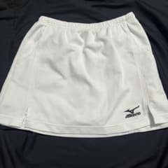 【MIZUNO】ミズノ　スコート　Ｌサイズ　白のサムネイル