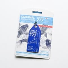 ANA 全日空 B777 キーホルダー Aviationtag ブルー - メルカリ
