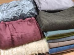 ばら売り可　ファー生地　ボア生地　まとめ売り　26枚のサムネイル